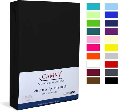 Bettlaken Schwarz von Camry