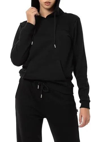 Redbridge Damen Hoodie - Bequemer Kapuzenpullover mit Kängurutasche - Kapuzenpullover für Damen, aus weichem Baumwoll-Polyester-Mix für angenehmen Tragekomfort, ideal für Freizeit und Alltag. Mit praktischer Kängurutasche und verstellbarer Kapuze.