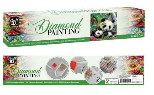 Mozaika diamentowa 30x30 cm Panda BMG 8720257102105