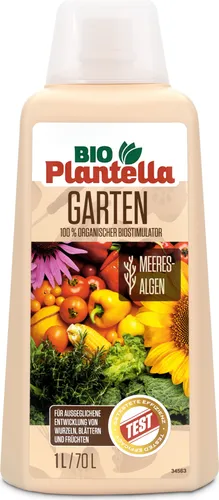 Plantella Universaldünger für Gemüse, Kräuter, Obst- und Zierpflanzen - 1 Liter organischer Dünger - Flüssigdünger aus Meeresalgenextrakt