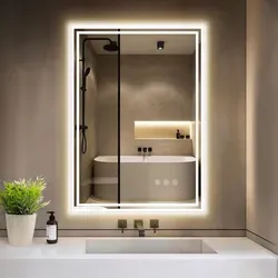 GIMBELEN Badspiegel mit Beleuchtung 50x70 - Dimmbar & Anti-Beschlag - Badezimmerspiegel mit 3 Lichtfarben, dimmbar und praktischer Anti-Beschlag-Funktion. Ideal für eine klare Sicht, auch bei Nässe. Flexibel installierbar und einfach zu bedienen.