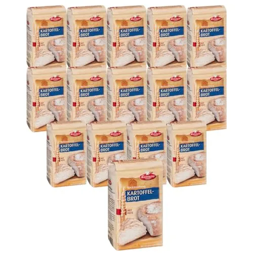 BIELMEIER KÜCHENMEISTER Brotbackmischung Kartoffelbrot 15 Stück á 500 g Jeden Tag frisches Brot genießen Made in Baden-Württemberg