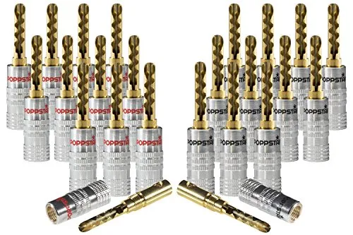 Poppstar 24x Hohl Bananenstecker von Poppstar