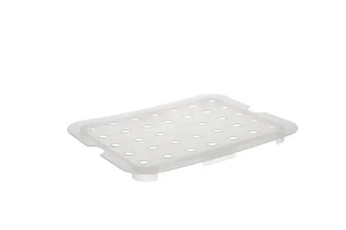 TAMLED GN Einlegeboden 1/2 Polypropylen - Saftgitter, Abtropfboden, Gitterplatte, Drainageboden, Drainer Plate, GN-Einsatz, Gastronormbehälter, Abtropfgitter, Einlegeboden, GN-Behälter