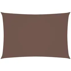 furnicato Sonnensegel 2,5 x 4,5 m Braun aus PU-beschichtetem Oxford-Gewebe, (1-tlg) braun 250 cm x 1 cm x 450 cm