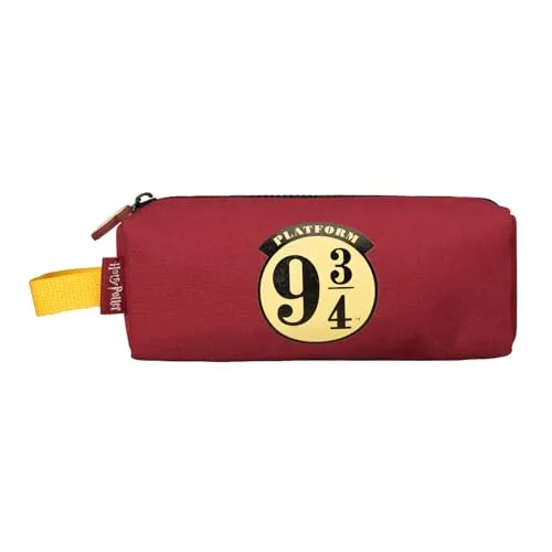 Grupo Erik Mäppchen Harry Potter Gleis 9 3/4 1 Fach - Stift Etui Schule - Federmäppchen Mädchen Schlampermäppchen Jungen - Offizieller Harry Potter Merch