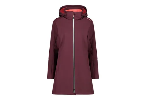 CMP Woman Parka Zip Hood burgundy (C919) 36 - Mäntel & Parkas für Damen, ideal für Outdoor-Aktivitäten mit innovativer Clima Protect Technologie für optimalen Wind- und Wetterschutz.