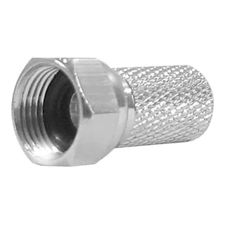1St. Televes FST70 F-Stecker 7 mm - gerader F-Stecker für Satelliten-Empfangstechnik, werkzeuglose Montage und kompatibel mit dem gesamten Frequenzband
