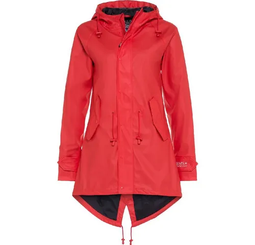 BMS Regenjacke rot 44 - Wasserabweisende Regenjacke in leuchtendem Rot, Größe 44, aus hochwertiger Baumwolle für optimalen Tragekomfort.