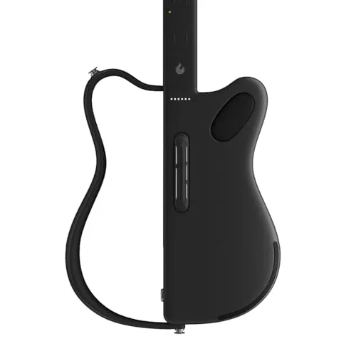 LAVA GENIE Saitenlose Smart-Gitarre - Innovative Gitarren-Technologie ohne Saiten: Faltbar, abnehmbar und mit Onboard-Lautsprechern für hochwertigen Klang. Perfekt für Musiker unterwegs!