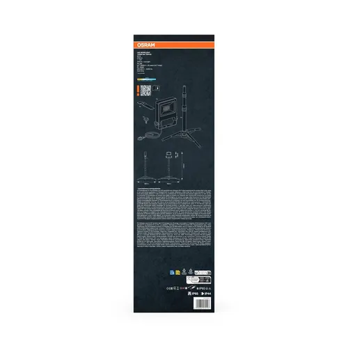 LEDVANCE Baustrahler LED Tripod mit Stativ und 2m Kabel von Osram
