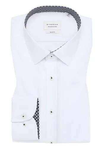 Eterna Langarmhemd 1282 F141 - Weiß, Größe 40 - Herren-Freizeithemden aus 100% Baumwolle, atmungsaktiv und komfortabel für den perfekten Freizeitlook.