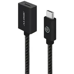 USB 3.2 Verlängerungskabel Typ C -C M/F 0.5m schwarz
