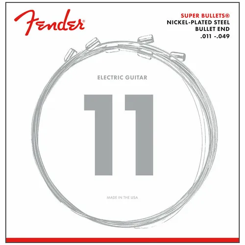 Saiten E-Gitarre Fender 3250M Super Bullets, 011-049 Gitarrensaiten E- Gitarre N