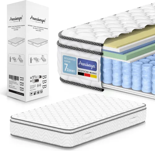 Arensberger Taschenfederkernmatratze VIKTORIA 90x200 cm