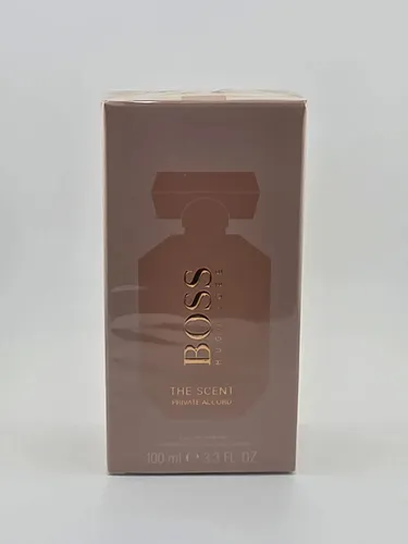 Hugo Boss The Scent Private Accord Woman Eau de Parfum Spray - Damendüfte mit süß-gourmand Duftnoten, 100 ml, ideal für einen verführerischen Auftritt dank Mandarine, Osmanthus und Kakao Absolue.