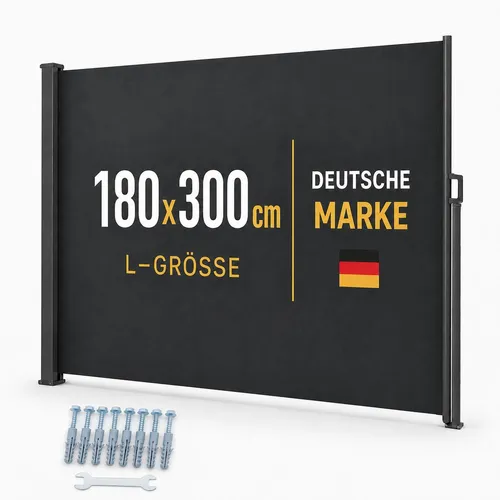 Produktbild ONBEST Seitenmarkise 180 x 300 cm