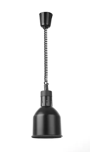 Höhenverstellbare Wärmelampe HENDI, Schwarz, 230V/250W von HENDI