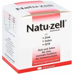 Natu Zell Kapseln - Arzneimittel zur Unterstützung des Immunsystems mit Zink, Selen und Coenzym Q10 für mehr Vitalität und Gesundheit.