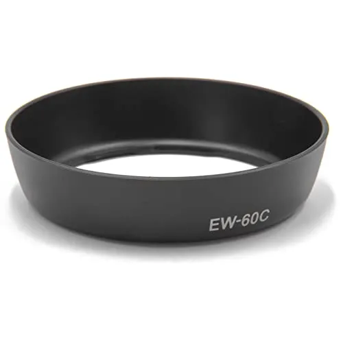 vhbw Gegenlichtblende für 58mm Objektiv, Schwarz, Kunststoff, Rund, 8,1 cm