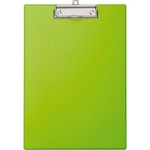 Maul Klemmbrett 2335254, A4, Kunststoffbezug, hellgrün von Maul