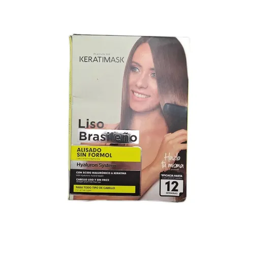 Be Natural Brasilianisches Glättungs-Set mit Keratin, Grün - Chemische Haarbehandlung ohne Formol für seidig glattes und glänzendes Haar. Mit Hyaluronsäure für bis zu 12 Wochen Haltbarkeit und einfache Anwendung für alle Haartypen.