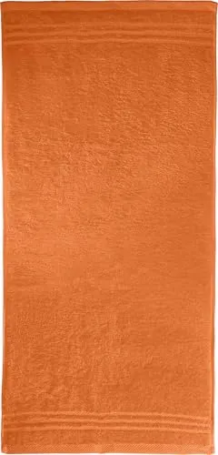 REDBEST Handtuch New York Mandarine Größe 50x80 cm - leichte, weiche Qualität, saugstark, sehr strapazierfähig, 100% Baumwolle