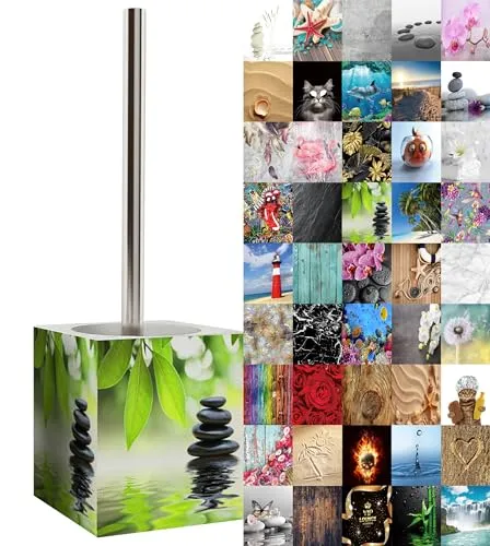 Sanilo WC Bürste Harmony – Elegantes Design für jedes Badezimmer - Stylische WC Bürste mit modernem Design und hochwertigem Edelstahlgriff. Ideal zur individuellen Gestaltung Ihres Badezimmers – schnell einsatzbereit, ohne Bohren, und leicht zu reinigen.