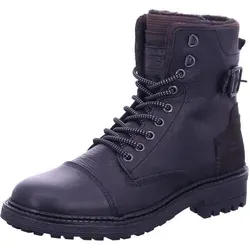 Bullboxer Schnürboots Boot Black Herren 31343431393131 – Stilvolle Stiefeletten in Schwarz - Schwarze Schnürstiefeletten für Herren, ideal für jeden Anlass. Robuste Verarbeitung und modisches Design für optimalen Tragekomfort.
