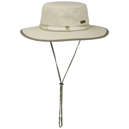 Stetson Outdoor Traveller Stoffhut Reisehut Kinnband Wasserabweisend Sonnenschutz Herren Ganzjährig Hellbeige XXL (62-63 cm)
