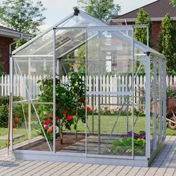 GFP Hobby Gewächshaus 192 x 192 cm inkl. Aktionsset