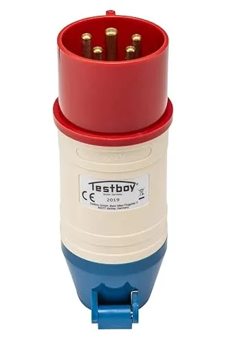 Testboy TV 432A CEE-Adapter - CEE-Verteilerdosen, bruchfestes PE-Gehäuse für höchste Belastungen und kombinierbar mit Testavit Schuki 1A, 2K und 3A zur Fehlerdiagnose.