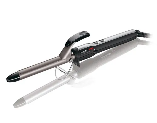 Babyliss Pro Curling Iron 19 mm - Lockeneisen mit Titanium Tourmaline - Lockenstäbe & Glätteisen, hochwertiges Lockeneisen für langanhaltende, glänzende Locken dank Titanium Tourmaline Technologie.