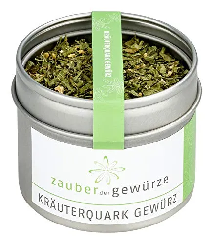 Zauber der Gewürze Kräuterquark Gewürz, Kräuterquarkgewürz für Kräuter-Quark-Mischung und leckeren Frühstücksquark, zu Pellkartoffeln, Rohkost und Brot, 25 g
