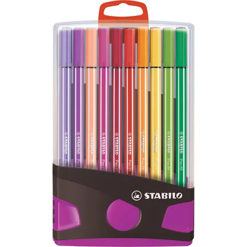 STABILO Pen 68 ColorParade (20x) (6820-031-03), mehrfarbig,STABILO
