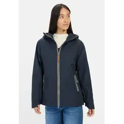 camel active Funktionsjacke blau 42 - Funktionsjacke aus 100% Polyester mit wasserdichten Eigenschaften und praktischen Seitentaschen, ideal für aktive Frühling/Sommer Outdoor-Aktivitäten.
