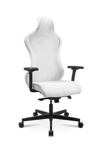 TOPSTAR Bürostuhl Gamingstuhl Sitness RS Sport Plus Continental Kunstleder weiß/weiß rote Naht