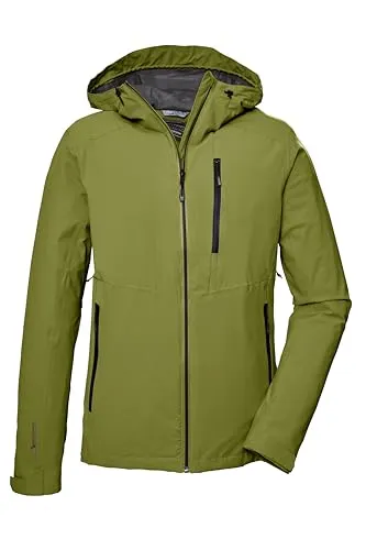 Killtec Outdoorjacke KOS 25 MN JCKT grün XL - Funktionsjacke in XL, atmungsaktiv und wasserdicht mit 10.000 mm Wassersäule, ideal für Outdoor-Aktivitäten bei jedem Wetter.