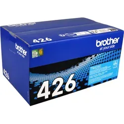 Brother Toner TN-426C Cyan – Hohe Seitenleistung - Toner für Brother Drucker, ca. 6.500 A4-Seiten bei 5% Deckung, ideal für hohe Druckvolumen und professionelle Qualität.