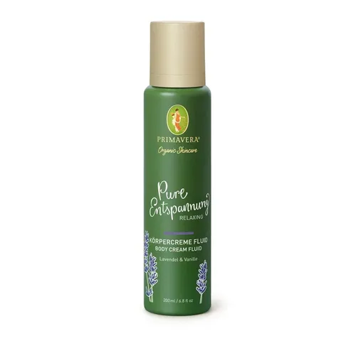 Primavera Life GmbH Körpergel Pure Entspannung - Körpercreme Fluid 200ml