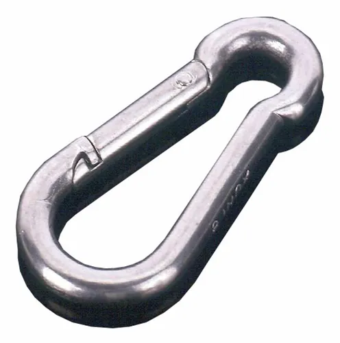 WK Feuerwehr-Karabinerhaken galvanisch verzinkt 70 x 7 mm - 100 Stück - Robuste Karabinerhaken für Feuerwehr und Rettungsdienste, galvanisch verzinkt für hohe Korrosionsbeständigkeit und Sicherheit in anspruchsvollen Situationen.