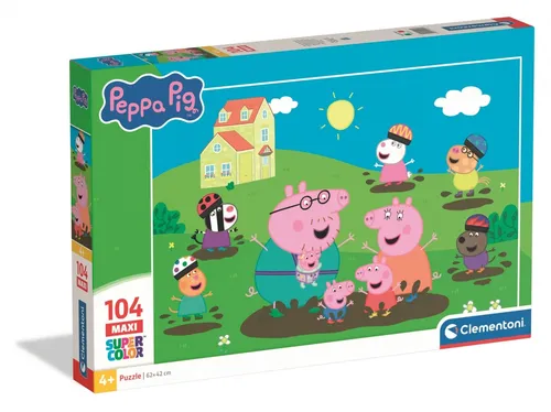 Puzzle 104el Maxi Peppa CLEMENTONI 25017 CLM CLEMENTONI 8005125250172