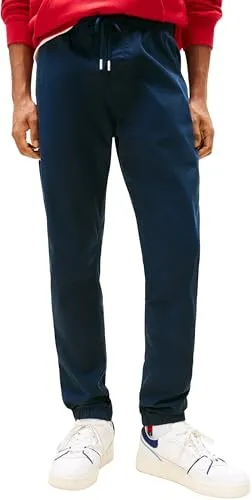 Tommy Jeans Stoffhose TJM AUSTIN JOG Mit Kordelzug blau 31 - Jeans in Dark Night Navy mit elastischem Bund und Kordelzug für optimalen Tragekomfort. Ideal für einen lässigen Look im Alltag.