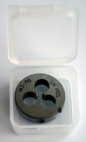 Schneideisen M3x0,5 Linksgewinde HSS DIN 223