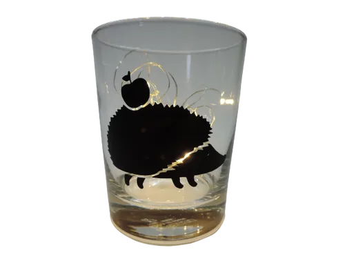 Deko Teelicht Glas Windlicht print