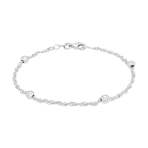 Amor Armband 925 Sterling Silber Damen - Elegantes Schmuckstück für besondere Anlässe - Armbänder für Damen, aus hochwertigem 925 Sterling Silber mit glänzender Oberfläche, 19 cm lang, kommt in einer eleganten Geschenkbox - die perfekte Wahl für unvergessliche Momente.