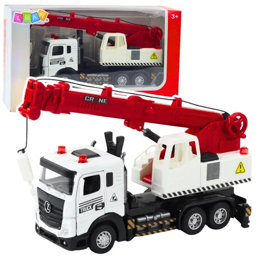 LKW mit Kran, Metallkabine, verstellbarem Ausleger, Licht- und Soundanlage