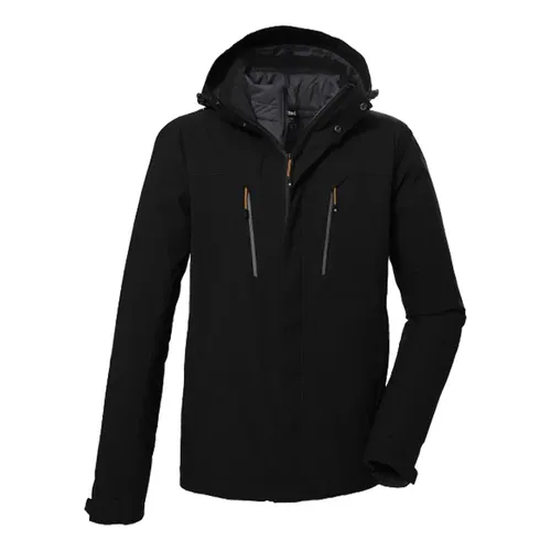killtec KOW 18 MN JCKT Herren Funktionsjacke - 3 in 1 Funktionsjacke mit abzippbarer Kapuze und einzippbarer Steppjacke, ideal für wechselhaftes Wetter und vielseitige Einsatzmöglichkeiten.