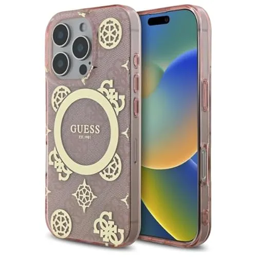 CG MOBILE Guess GUHMP16XH4PYEEP Hülle für iPhone 16 Pro Max 6.9