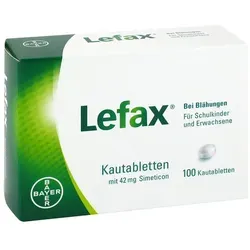 Lefax 100 ST Kautabletten von Bayer